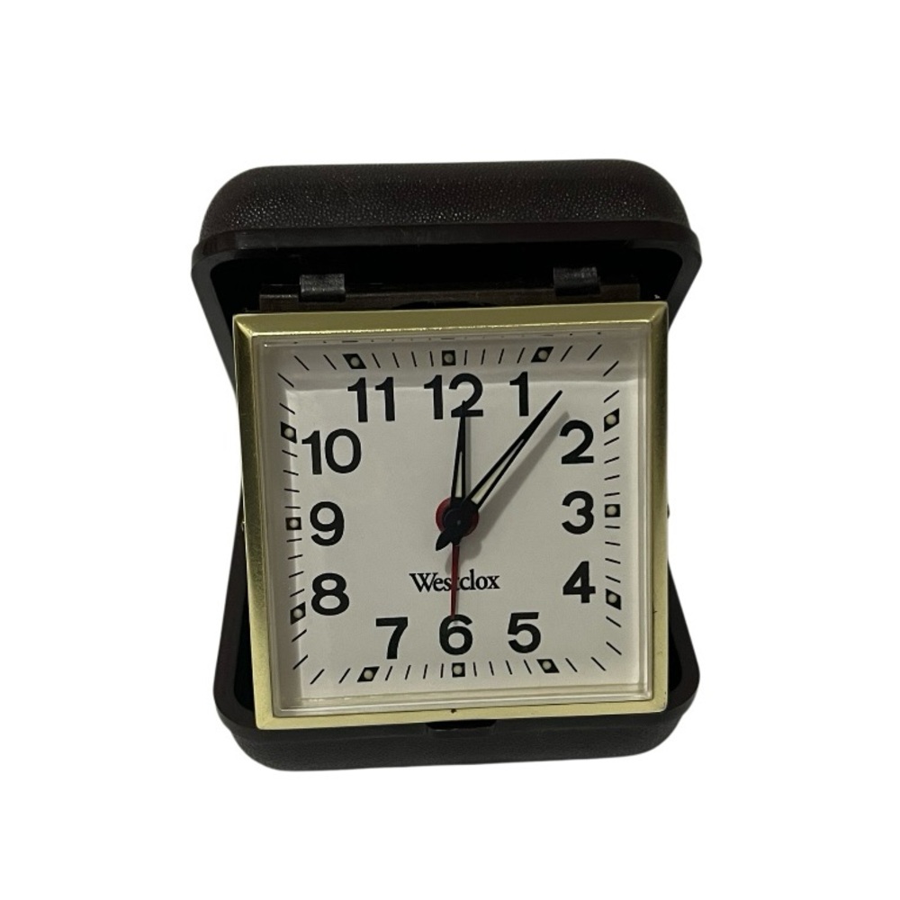 Westclox Portable Wind Up Travel Clock